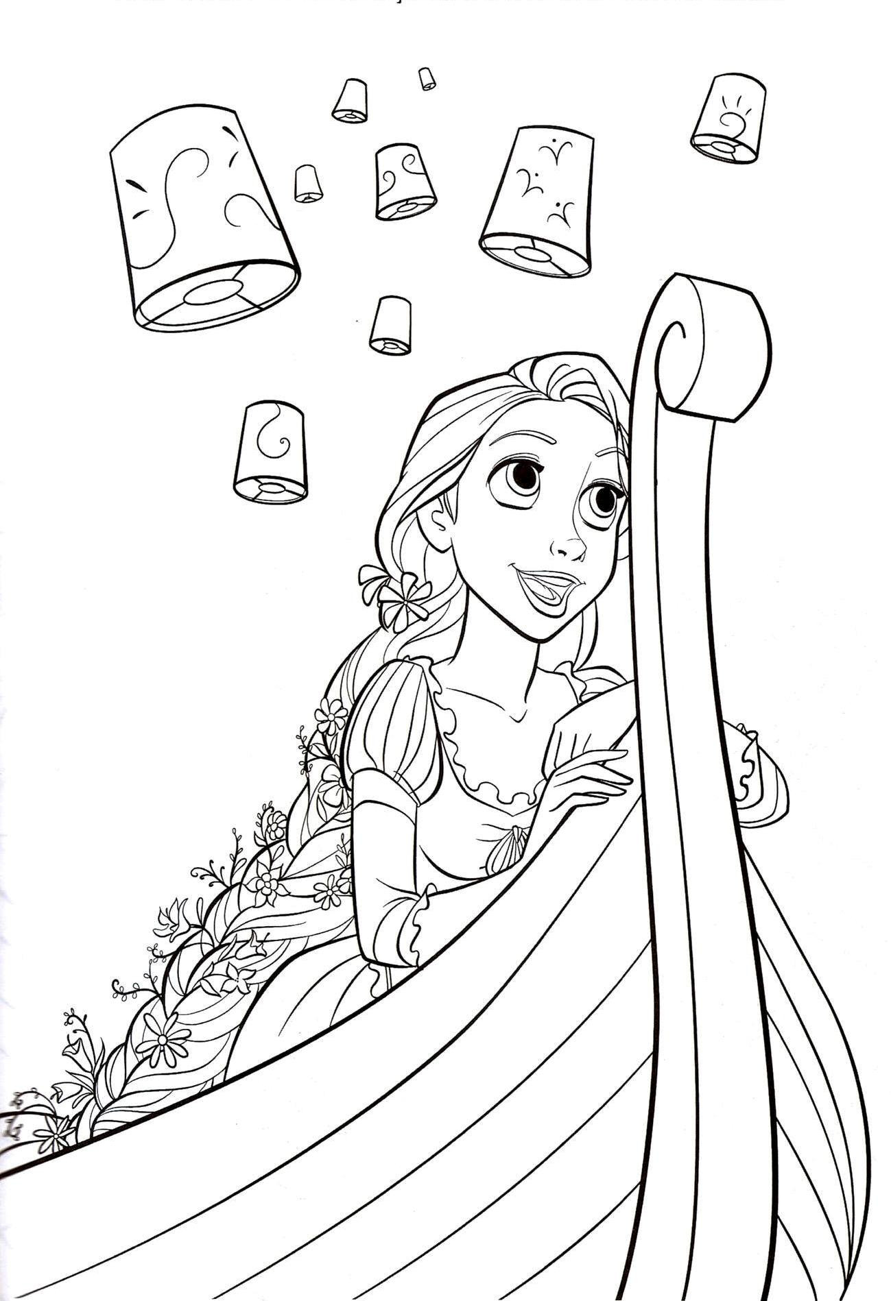 Rapunzel Tower Coloring Pages 1299x1898 Rapunzel Tower Coloring Pages