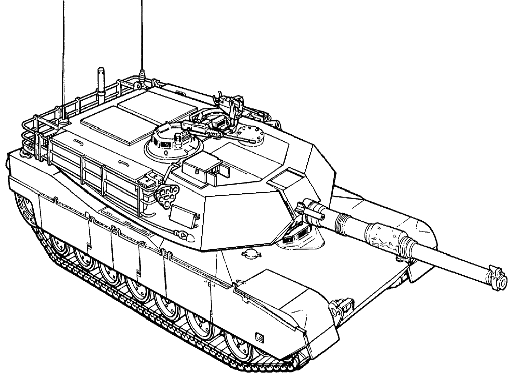 Tank Coloring Pages