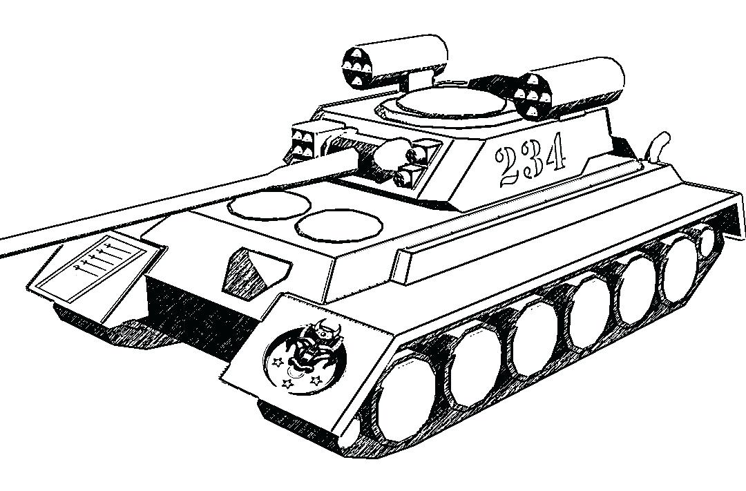1080x711 Tank Coloring Page Tank Coloring Pages To Download And Heavy Page