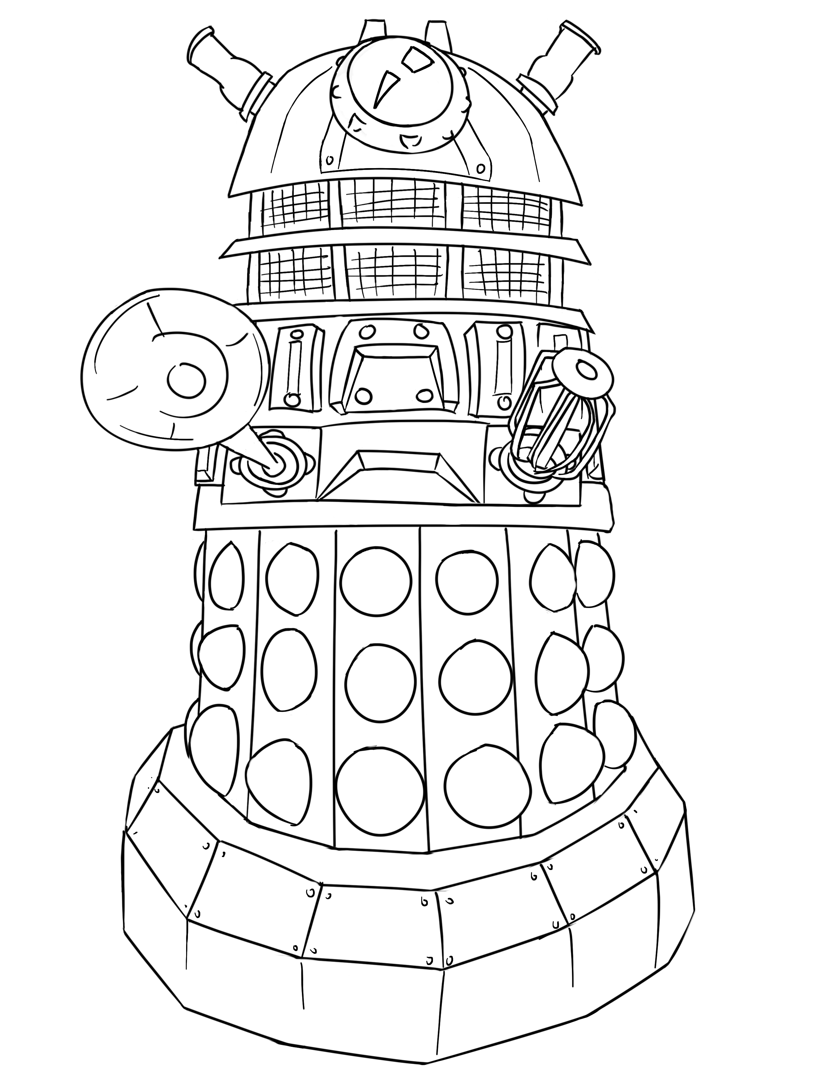 Doctor Who Coloring Pages 2704x3598 Doctor Who Coloring Pages