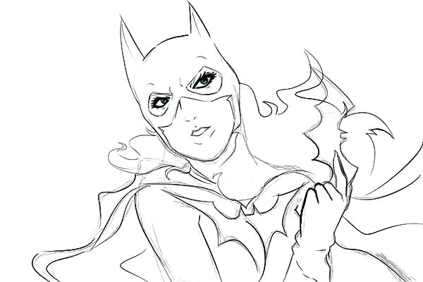 Looking Target Coloring Pages Batman Batgirl Murs 600x400 Looking Target Coloring Pages Batman Batgirl Murs