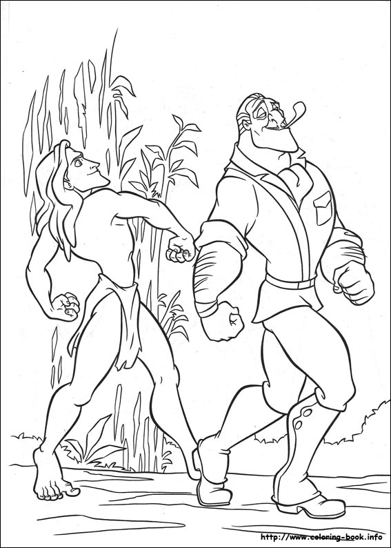 Tarzan Coloring Pages On Coloring 567x794 Tarzan Coloring Pages On Coloring