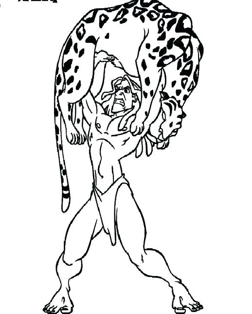 Tarzan Coloring Pages Coloring Pages The Strong Jungle Man Lifting 518x645 Tarzan Coloring Pages Coloring Pages The Strong Jungle Man Lifting