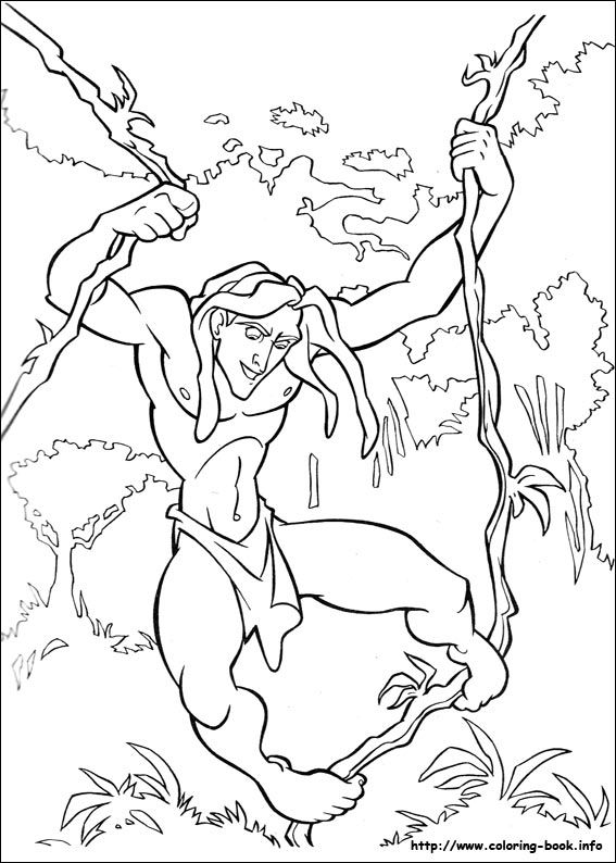 Tarzan Coloring Picture Coloring 567x794 Tarzan Coloring Picture Coloring