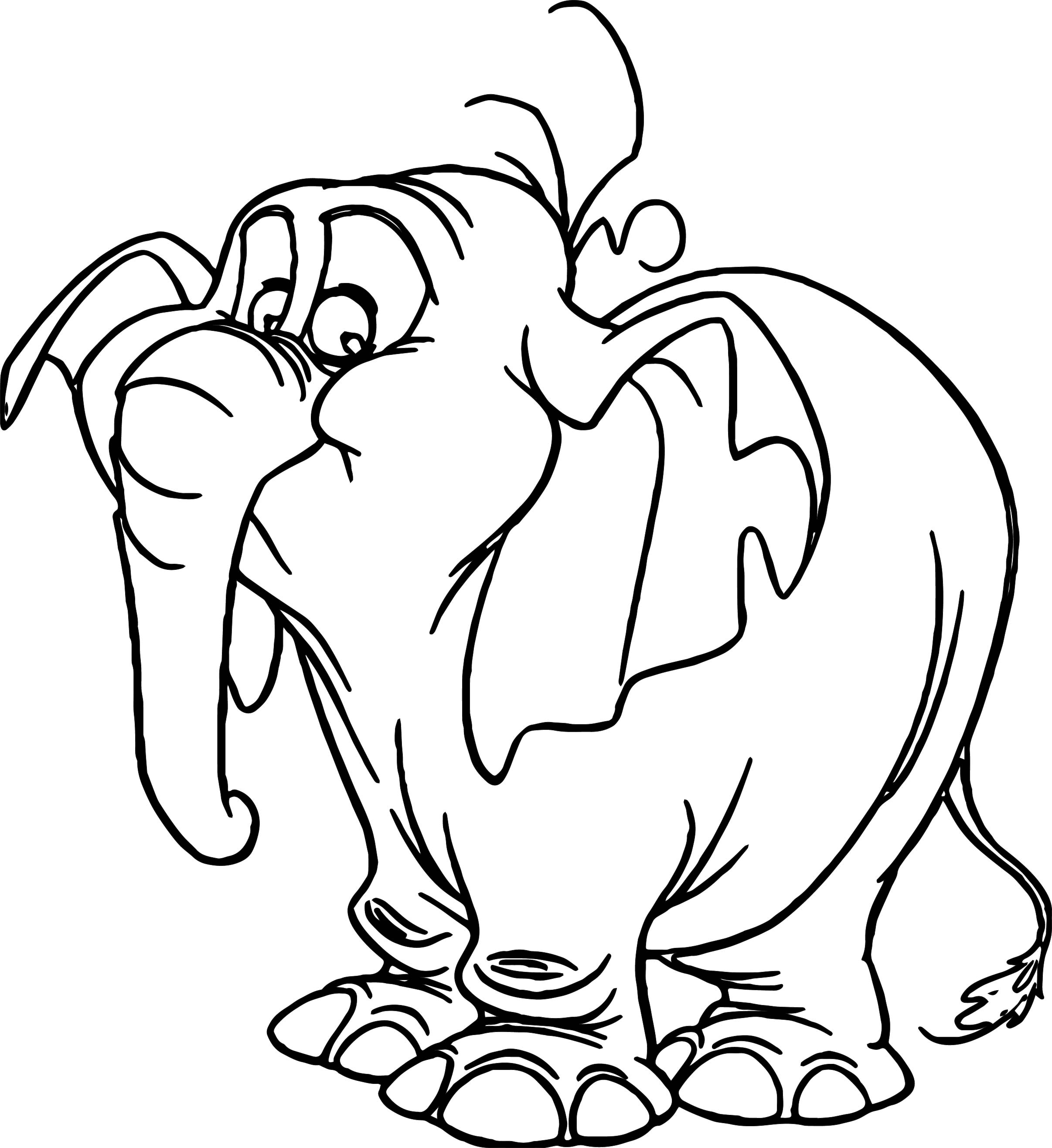 Tantor Cute Baby Elephant Coloring Page Wecoloringpage 2413x2633 Tantor Cute Baby Elephant Coloring Page Wecoloringpage
