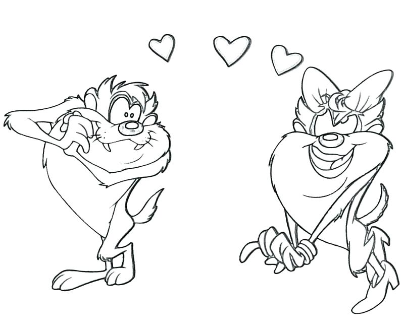 800x667 Tasmanian Devil Coloring Pages Coloring Pages Baby Tunes Coloring