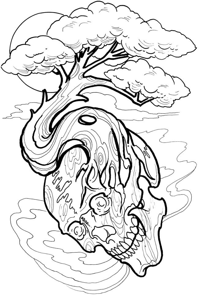 650x965 Tattoo Art Coloring Pages