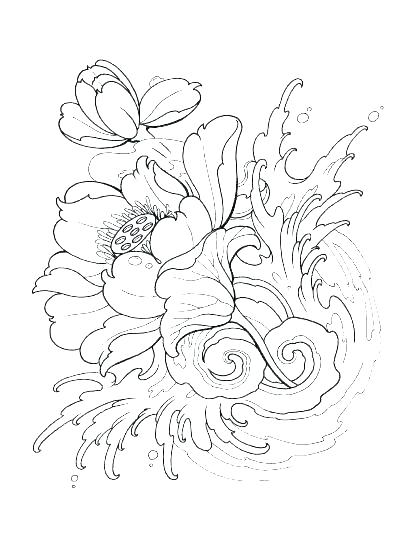 410x547 Tattoo Coloring Pages