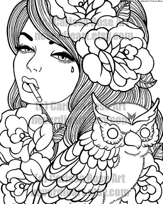 Free Printable Tattoo Coloring Pages Beautiful Tattoo Coloring 570x713 Free Printable Tattoo Coloring Pages Beautiful Tattoo Coloring