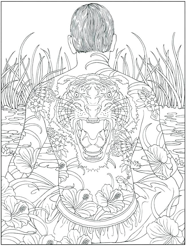650x860 Fashion Design Coloring Pages Printable Coloring Pages Of Tattoos