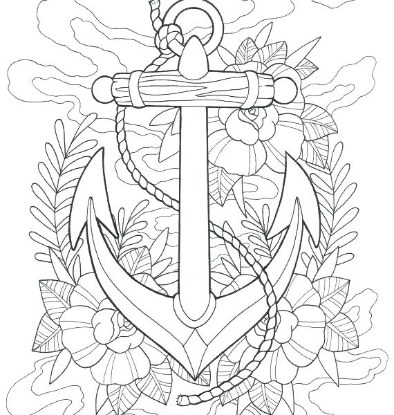570x600 Coloring Pages Tattoo Designs Heart Printable Tattoos Fuhrer Von