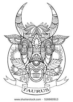 236x328 Sagittarius Zodiac Sign Coloring Page For Adults Fotolia