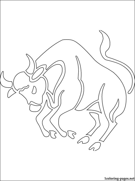 560x750 Taurus Coloring Page Coloring Pages