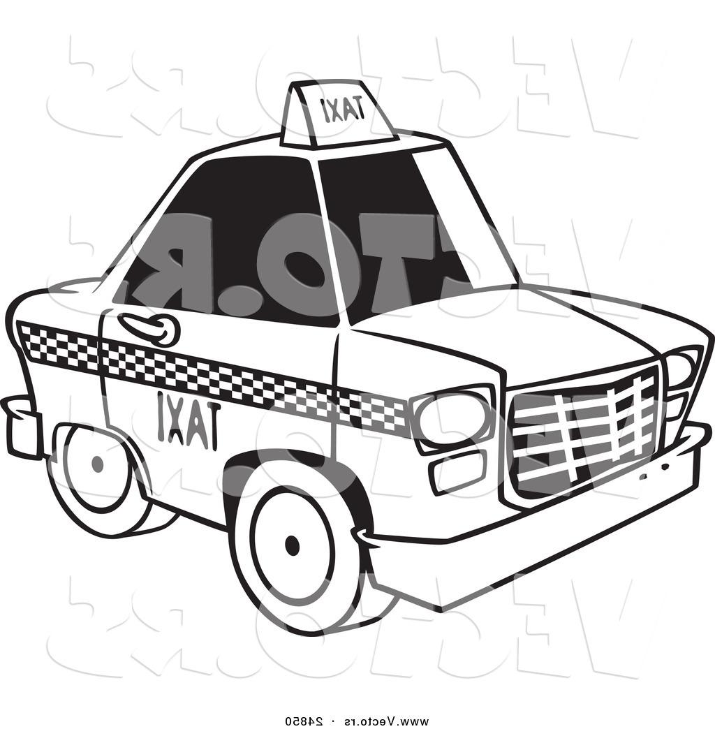 Taxi Cab Coloring Page at GetColorings.com | Free printable colorings ...
