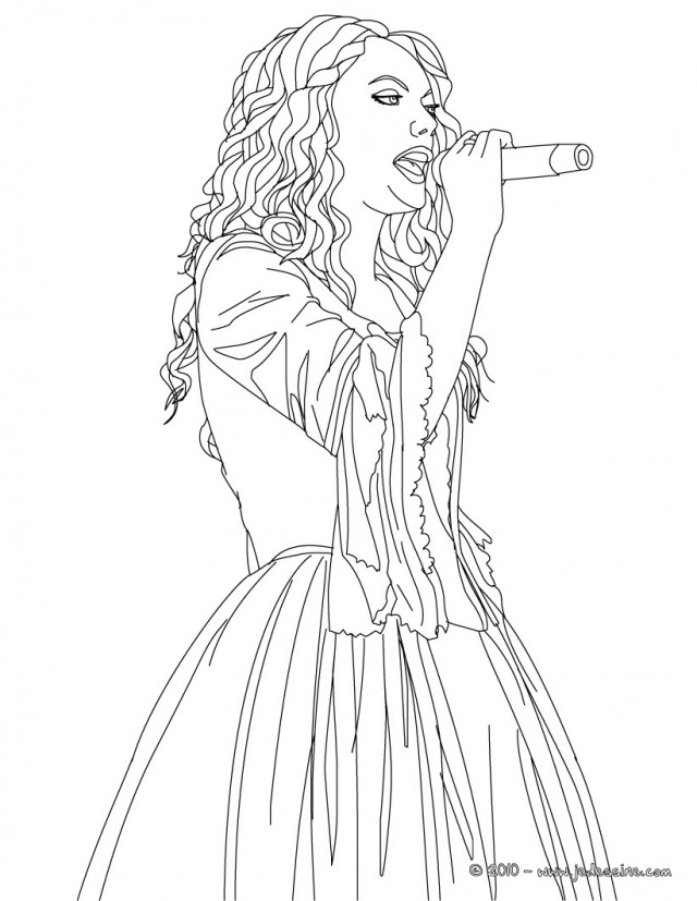 Taylor Coloring Pages
