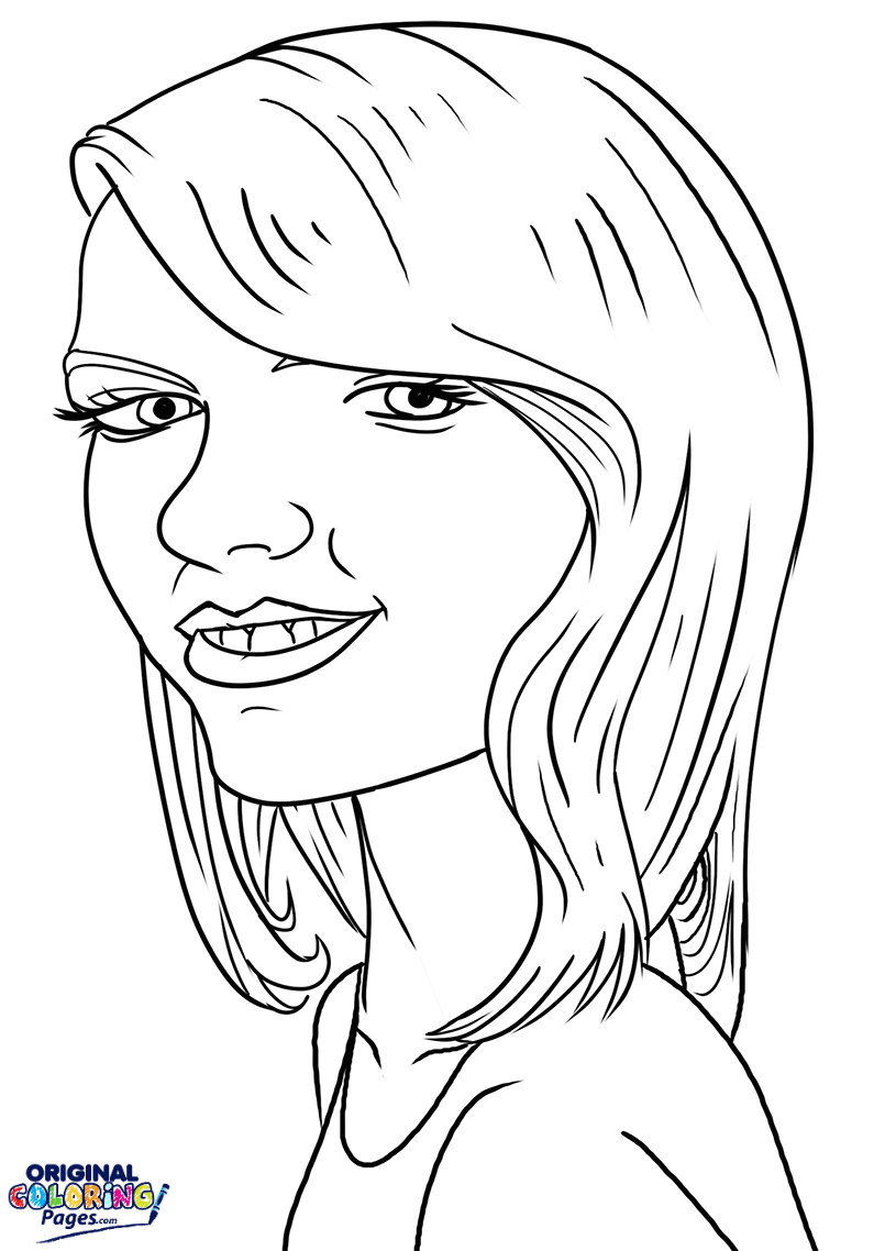 815x1138 Taylor Swift Coloring Page Coloring Pages Original Coloring Pages