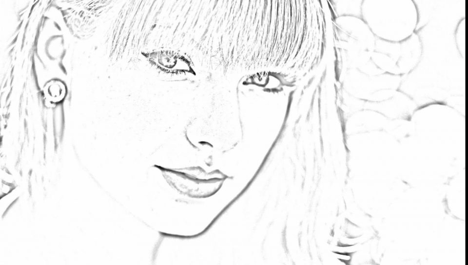 960x544 Taylor Swift Coloring Pages Free To Print For Adults Easy