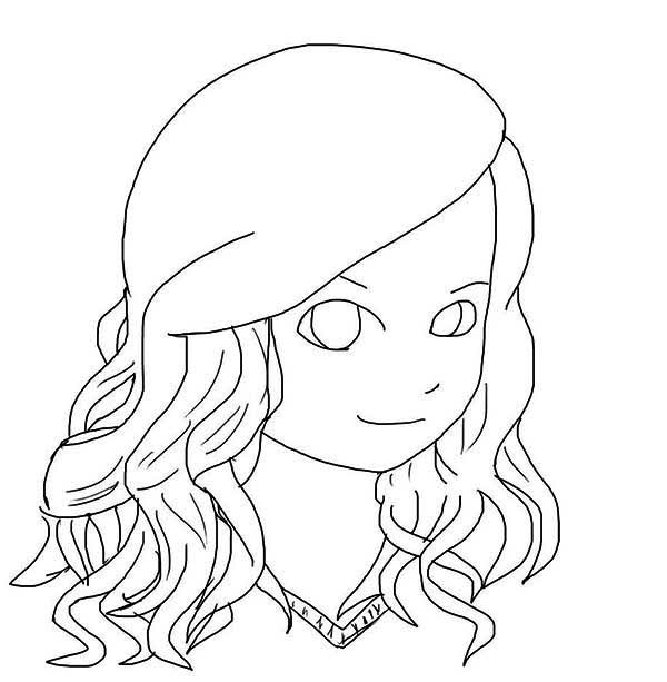 600x613 Chibi Taylor Swift Coloring Page Color Luna