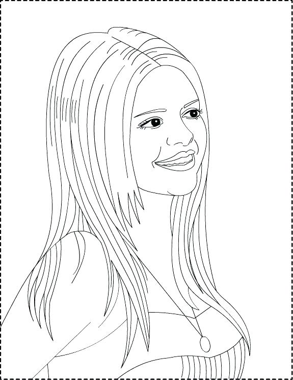 575x744 Taylor Swift Coloring Pages