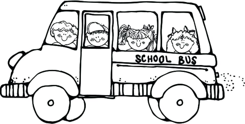 School Bus Coloring Page Printable School Bus Coloring Pages 960x488 School Bus Coloring Page Printable School Bus Coloring Pages