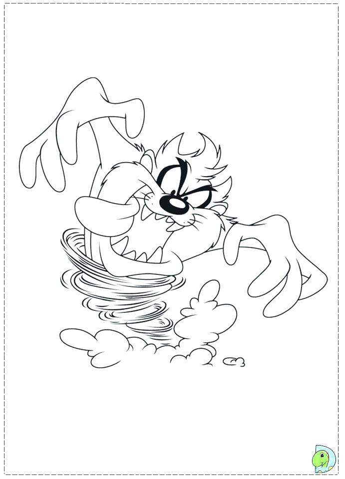 Taz Coloring Pages