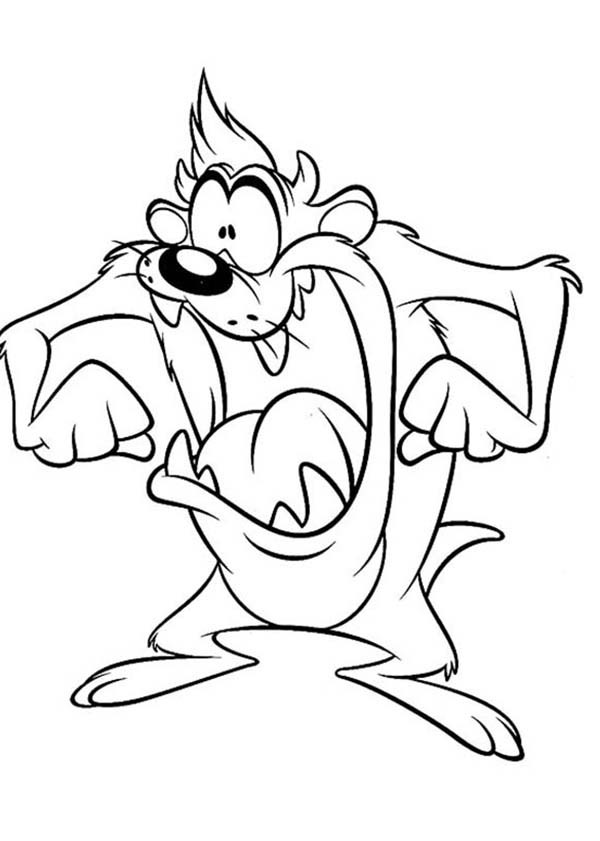 Taz Coloring Pages at GetColorings.com | Free printable colorings pages ...