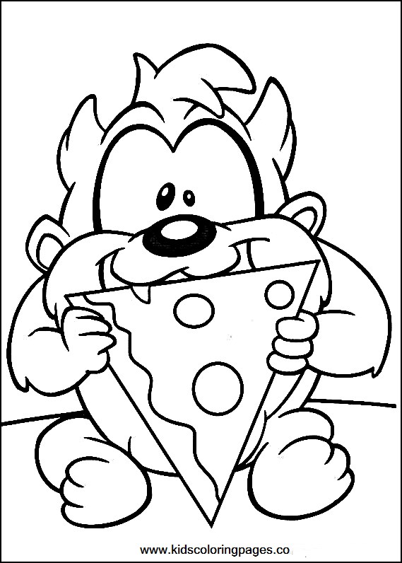 Baby Tasmanian Devil Coloring Pages 569x796 Baby Tasmanian Devil Coloring Pages