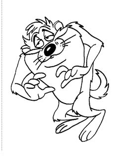 Tasmanian Devil Swing Coloring Pages 236x316 Tasmanian Devil Swing Coloring Pages
