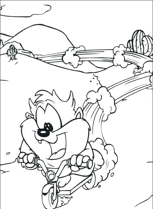 Tasmanian Devil Coloring Pages Cliptext.co 518x706 Tasmanian Devil Coloring Pages Cliptext.co