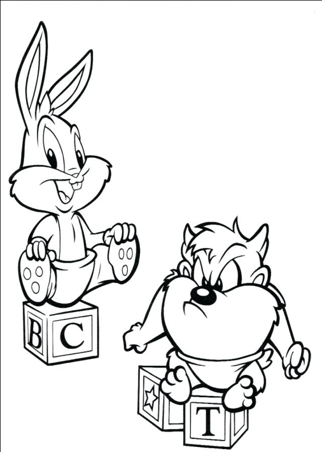 Devil Coloring Baby Bunny Coloring Pages Baby Tunes Bugs Bunny 640x897 Devil Coloring Baby Bunny Coloring Pages Baby Tunes Bugs Bunny