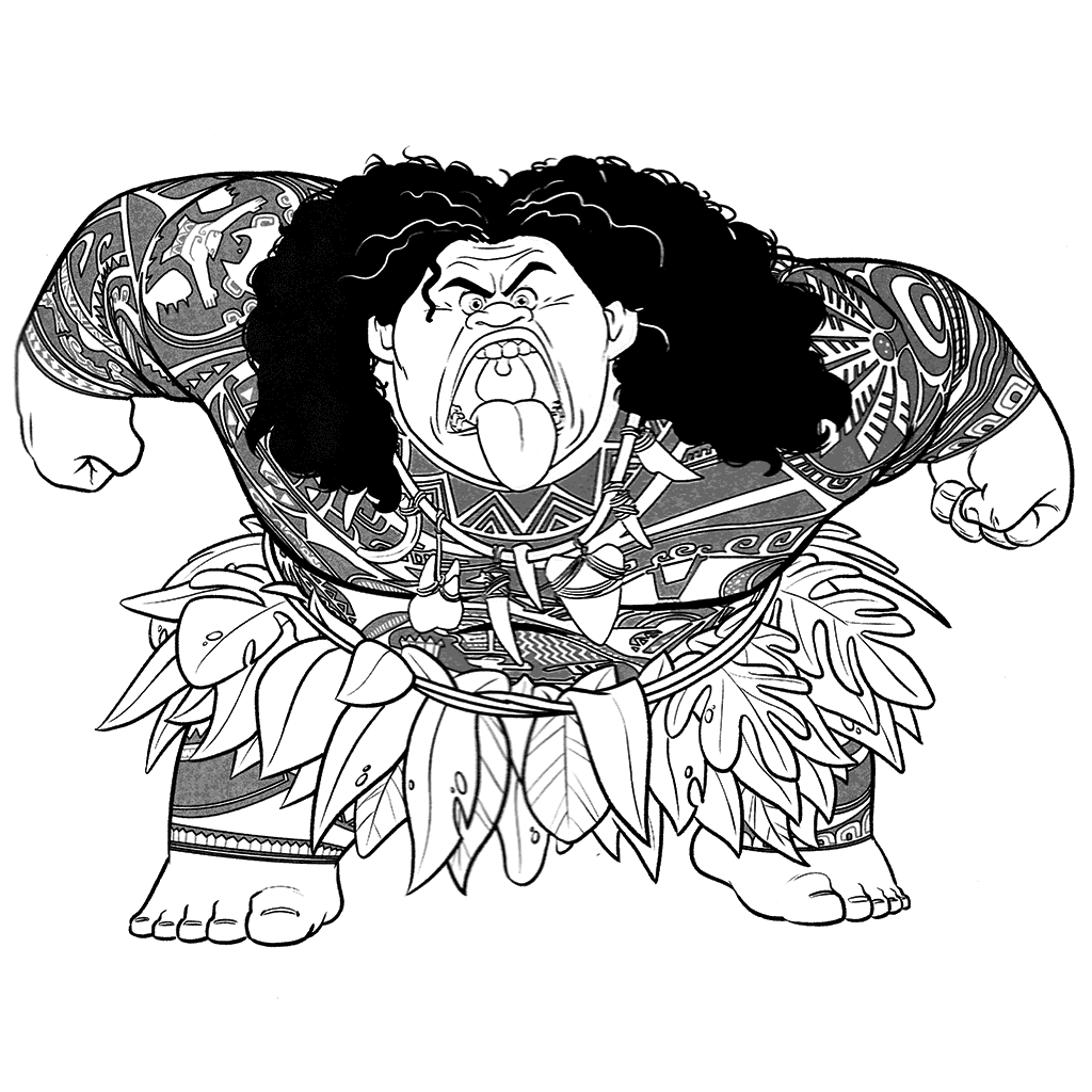 Moana Coloring Pages 1024x1024 Moana Coloring Pages