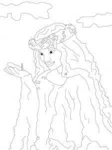 Te Fiti Coloring Page Free Movie Coloring Pages Moana 225x300 Te Fiti Coloring Page Free Movie Coloring Pages Moana