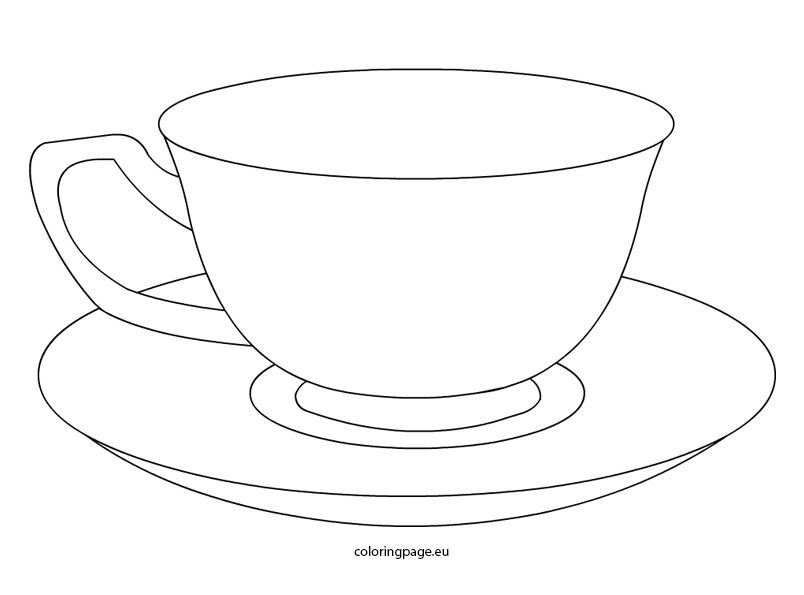 Tea Cup Coloring Pages Printable Applique Tea Cup 804x595 Tea Cup Coloring Pages Printable Applique Tea Cup