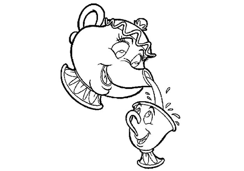 Tea Cup Coloring Sheet Teacup Page 476x333 Tea Cup Coloring Sheet Teacup Page