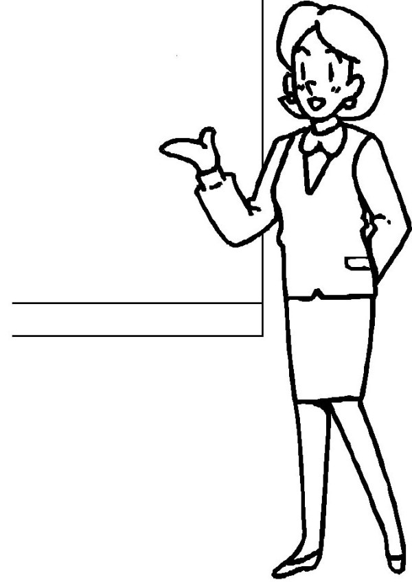 Teacher And Student Coloring Pages Teachers Teach Math For Kids 600x848 Teacher And Student Coloring Pages Teachers Teach Math For Kids