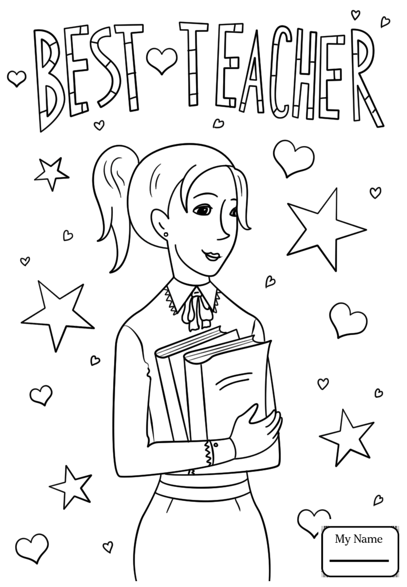 Teacher Appreciation Coloring Pages