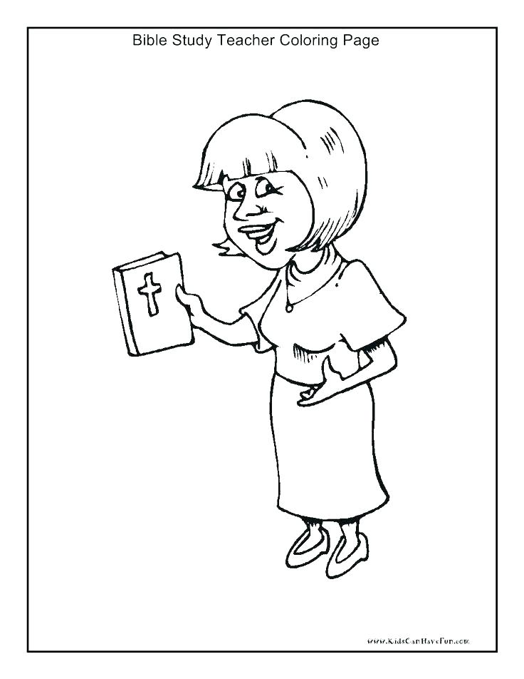 736x952 Teacher Coloring Pages Bible Study Teacher Coloring Page Christian