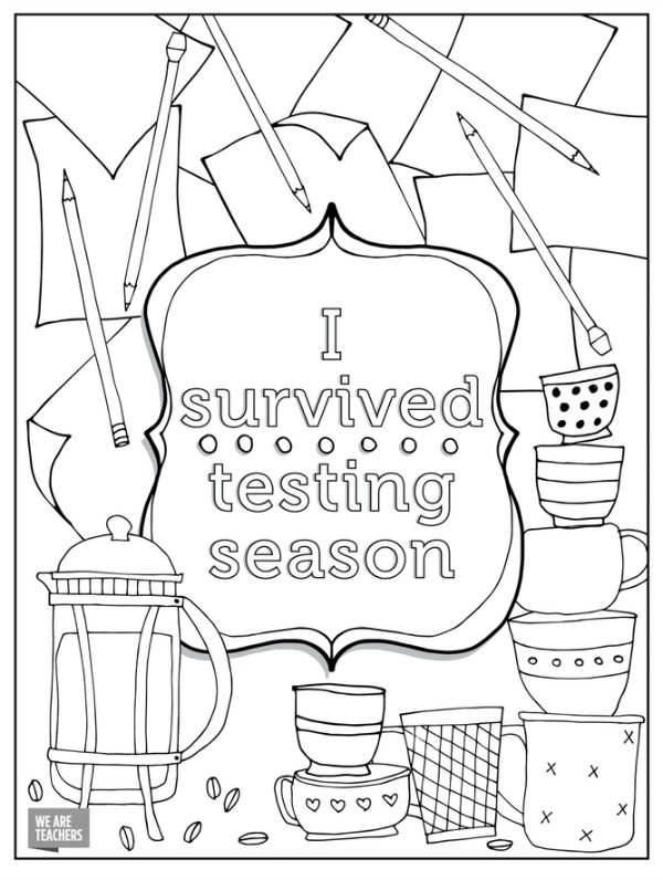 Teacher Coloring Pages Printables