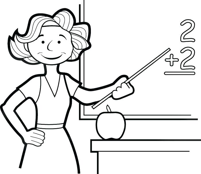 Teacher Coloring Pages Printables at GetColorings.com | Free printable ...