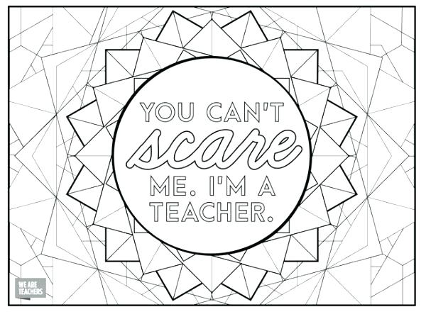 600x450 Teacher Coloring Pages Thank You Teacher Coloring Pages Coloring