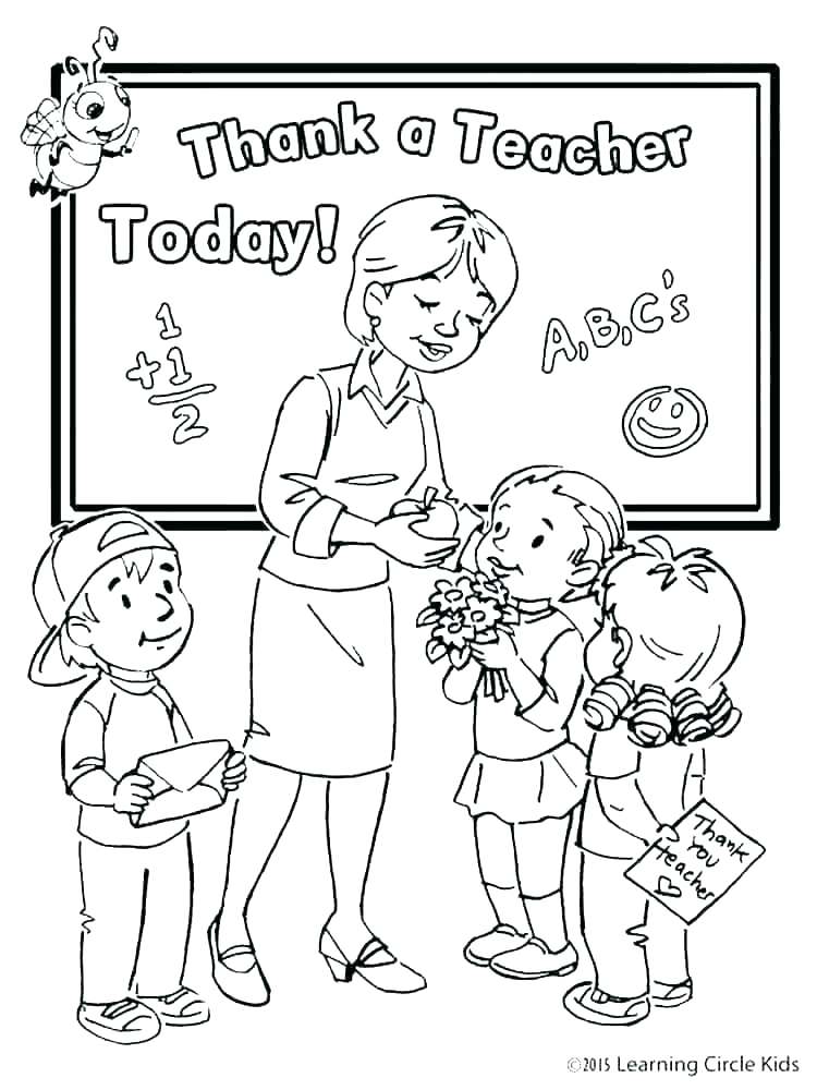 750x1000 Coloring Pages Happy Teachers Day Vanda