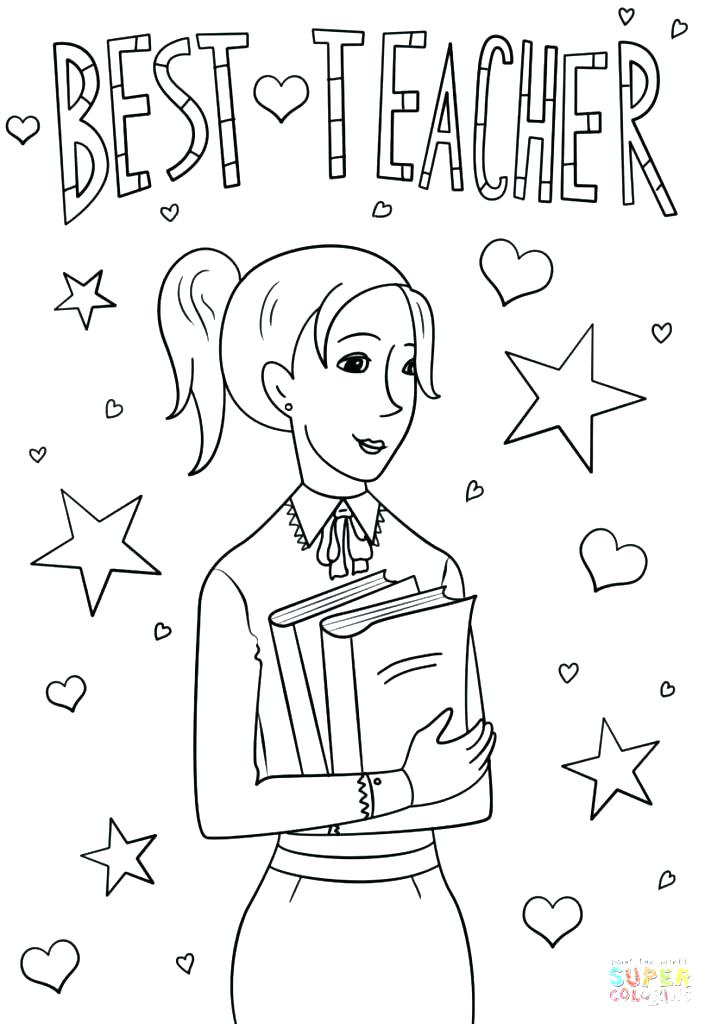 Teachers Day Coloring Pages At GetColorings Free Printable 