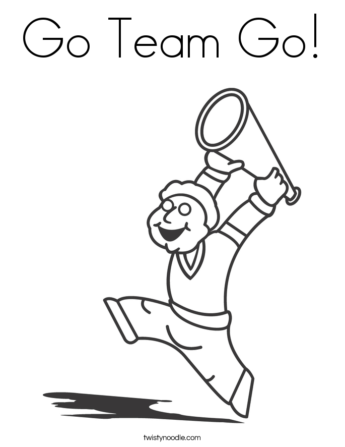 Go Team Go Coloring Page 685x886 Go Team Go Coloring Page