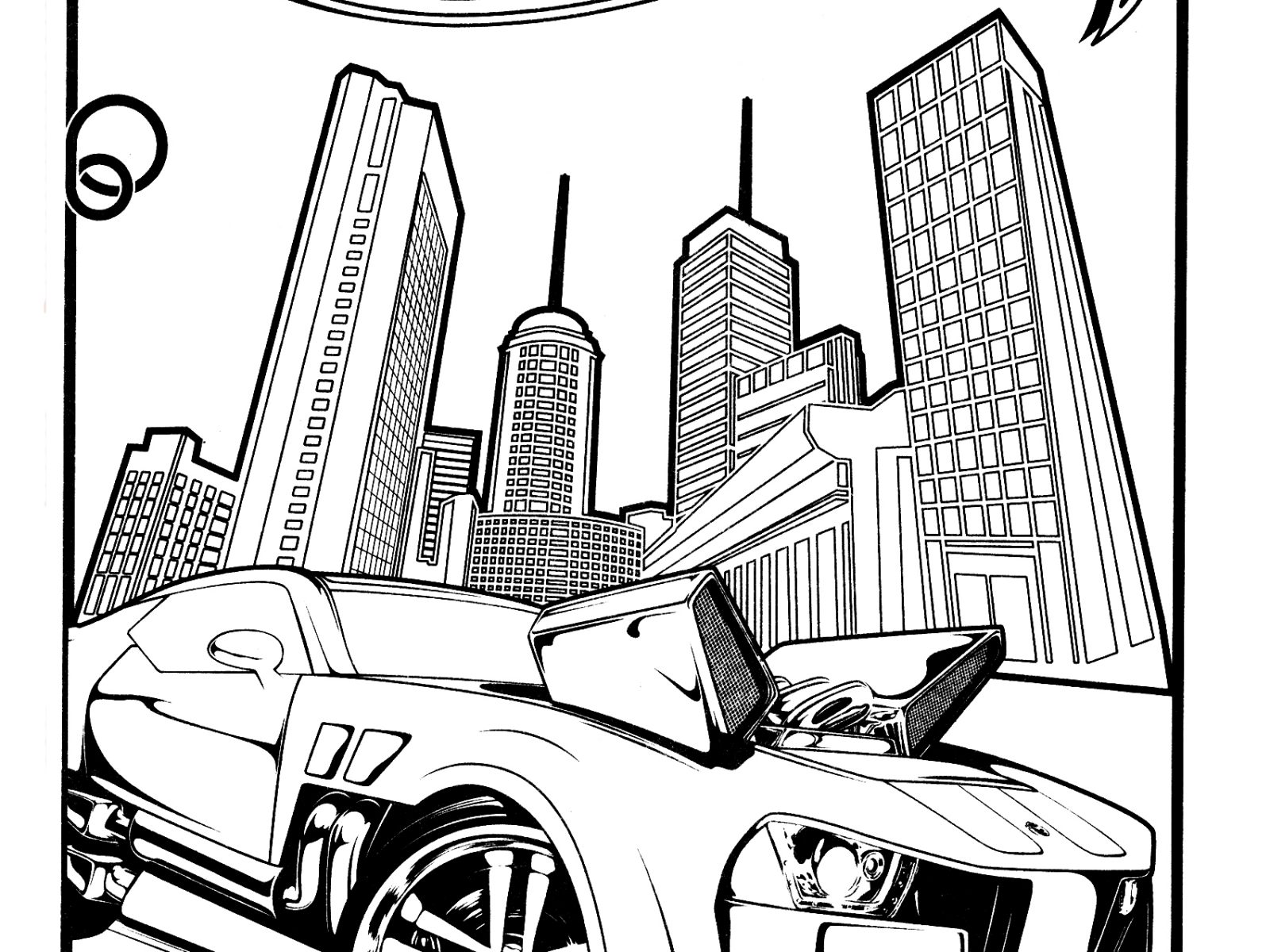 1600x1200 Good Hot Wheels Coloring Pages Image Unknown Resolutions