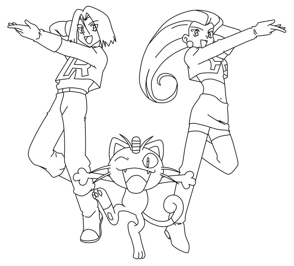 Image Result For James Team Rocket Coloring Drawing 940x850 Image Result For James Team Rocket Coloring Drawing