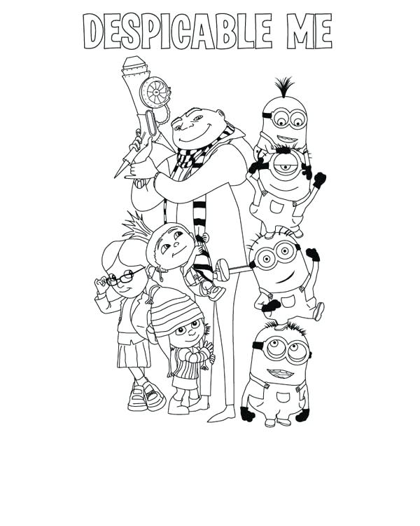 Dispicable Me Coloring Pages Despicable Me Coloring Pages Fresh 600x750 Dispicable Me Coloring Pages Despicable Me Coloring Pages Fresh