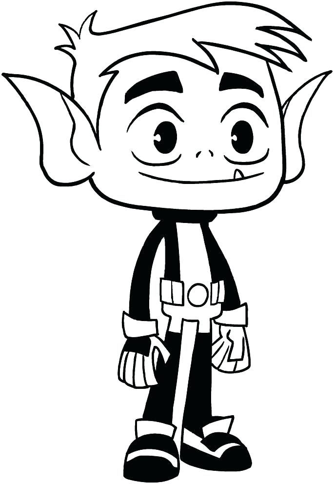 685x992 Teen Coloring Page Teen Coloring Pages Teen Titans Go Coloring