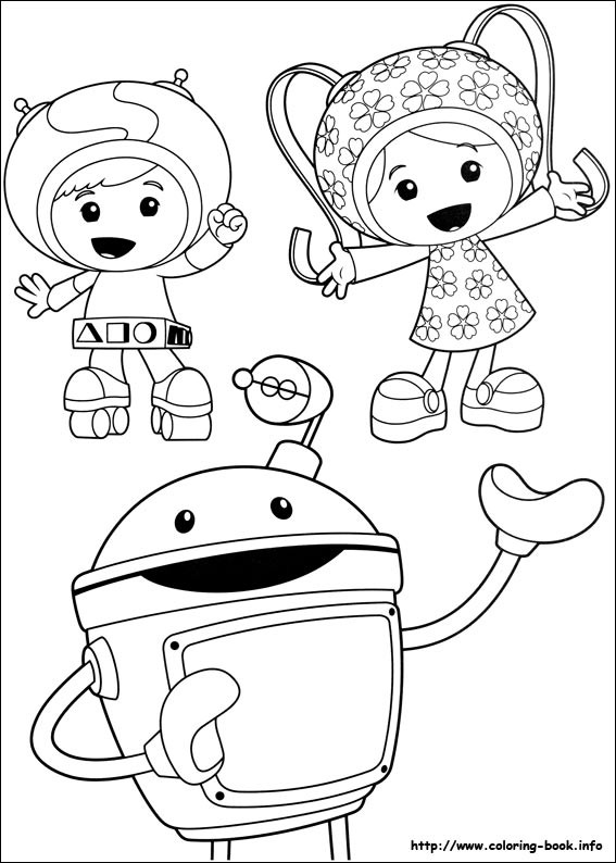 567x794 Team Umizoomi Coloring Pages Free Awesome Team Umizoomi Vector By