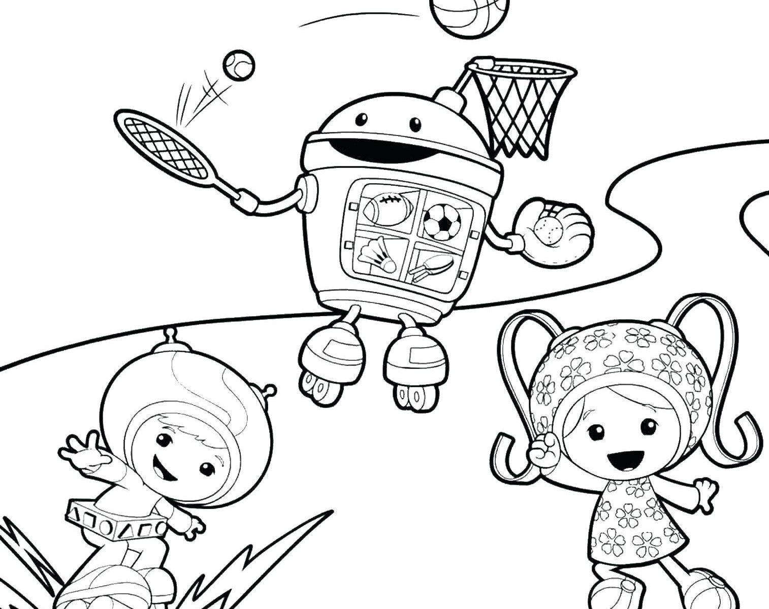 1514x1200 Team Umizoomi Coloring Pages To Print Gulfmik Page Printable