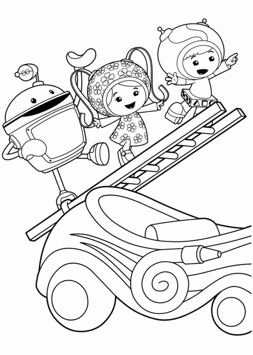 850x1190 Team Umizoomi Coloring Pages Pdf Free At Prepossessing Team